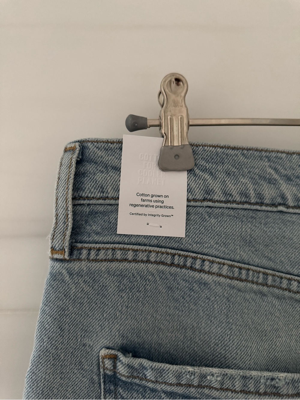 AGOLDE Ren High Rise Wide Leg Jeans Women's Size 34 Light Wash NWT - Picture 6 of 7